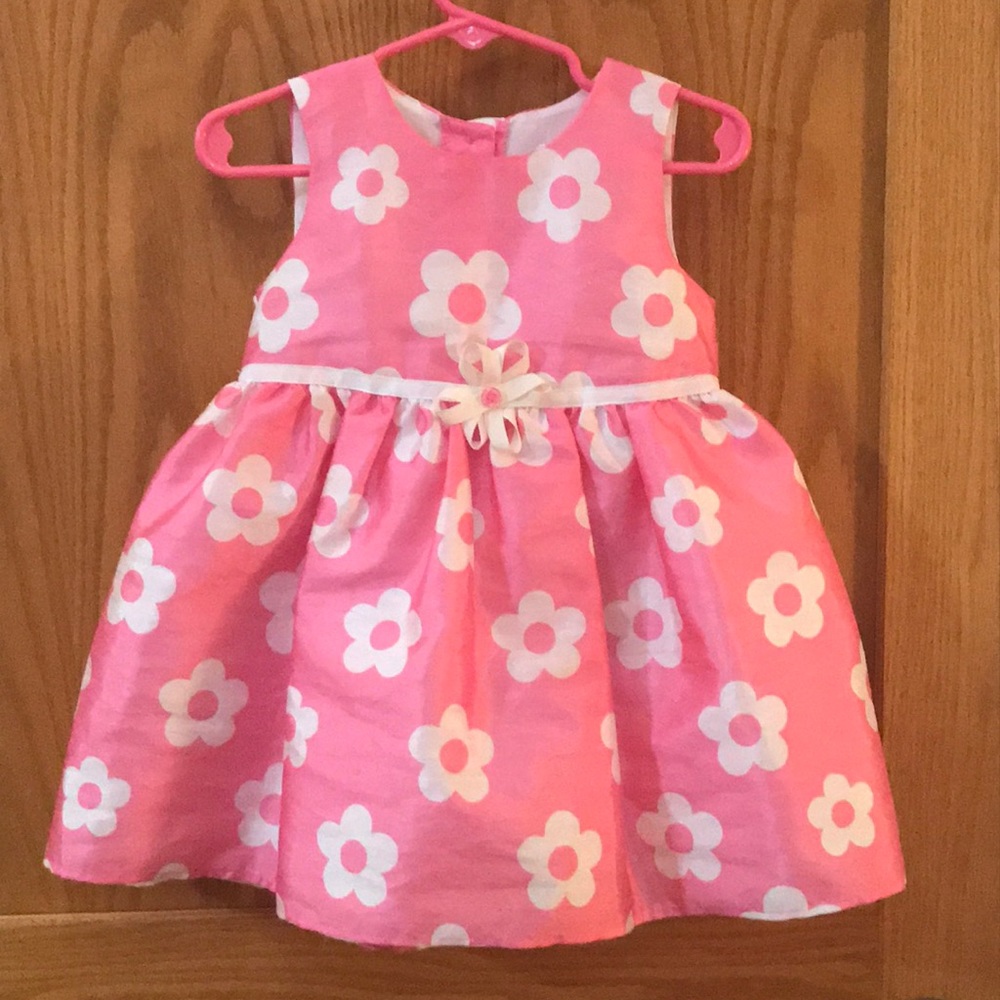 🎀 5 for $25 🎀Pink & White Flower Dress
